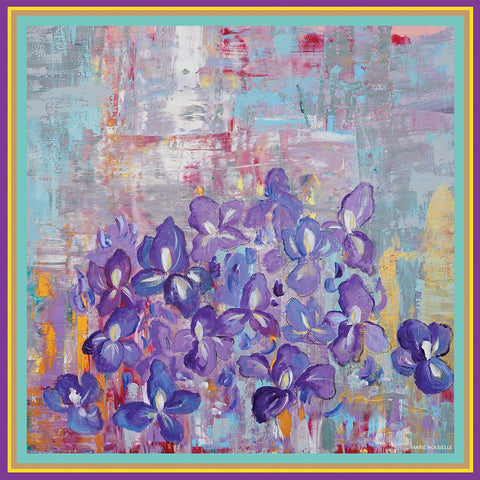 Esarfa matase Irises