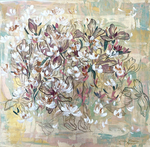 Pictură originală Golden Garden