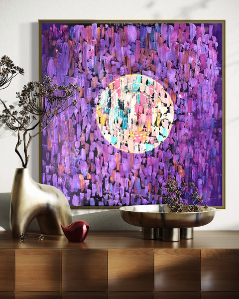 Pictură abstractă originală Sanctum