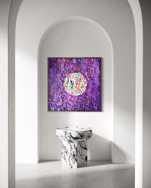 Pictură abstractă originală Sanctum