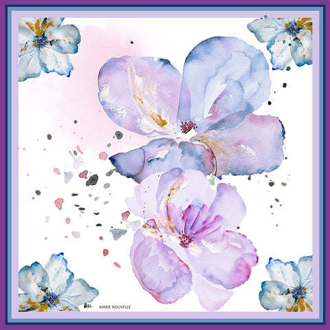 Eșarfă din mătase Soft Violet Touch