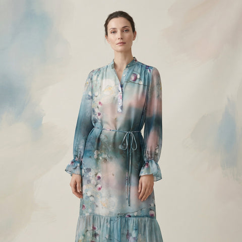 Rochie voal mătase Nature Whispering