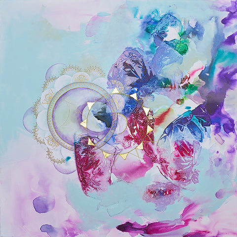 Pictura Indigo Lilies