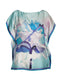 Bluză caftan din mătase Wings
