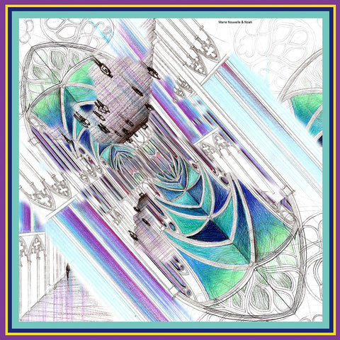 Eșarfă din mătase Lumière Sacrée
