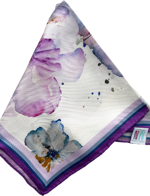 Eșarfă din mătase Soft Violet Touch