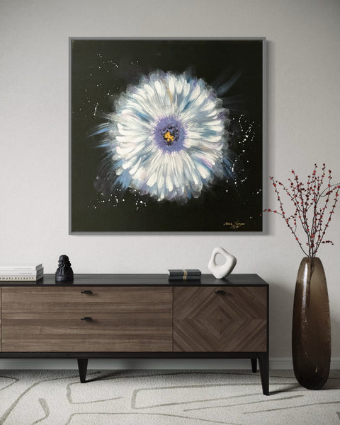 Pictură originală abstractă Ochiul Universului