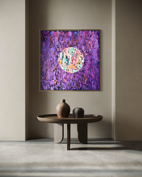 Pictură abstractă originală Sanctum