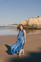 Rochie lunga matase Indigo Essence