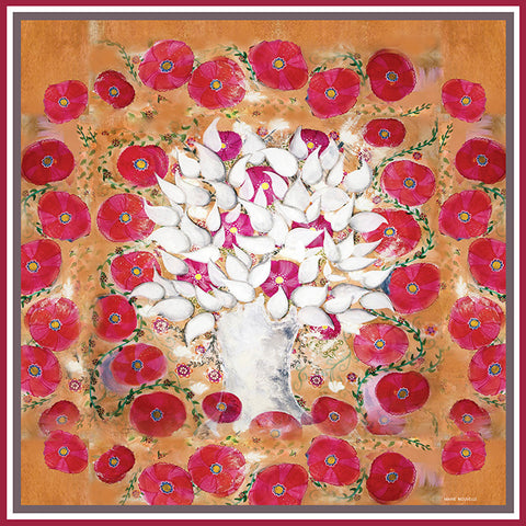 Eșarfă din mătase Tree of Life