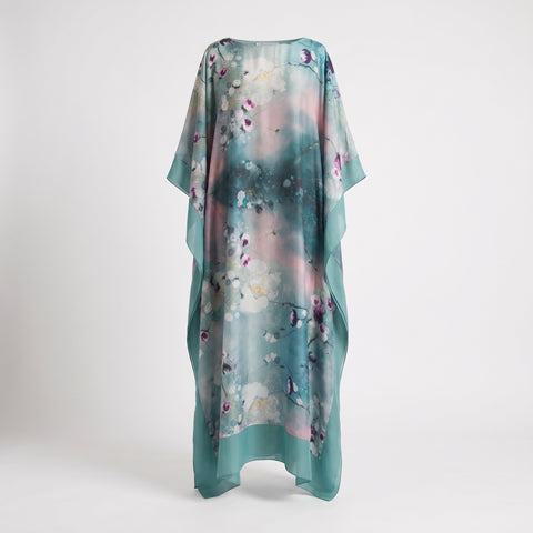 Rochie kaftan mătase Nature Whispering