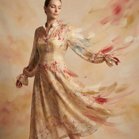 Rochie voal mătase Scent of a Dream